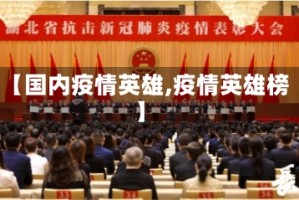 【国内疫情英雄,疫情英雄榜】