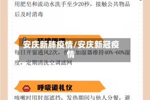 安庆新肺疫情/安庆新冠疫情