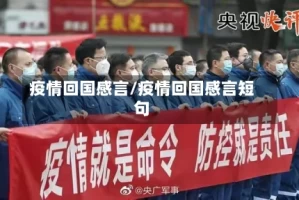 疫情回国感言/疫情回国感言短句