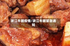 浙江牛腩疫情/浙江牛腩紧急通知