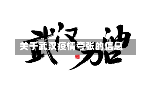 关于武汉疫情夸张的信息-第1张图片
