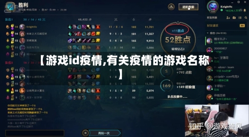 【游戏id疫情,有关疫情的游戏名称】-第1张图片