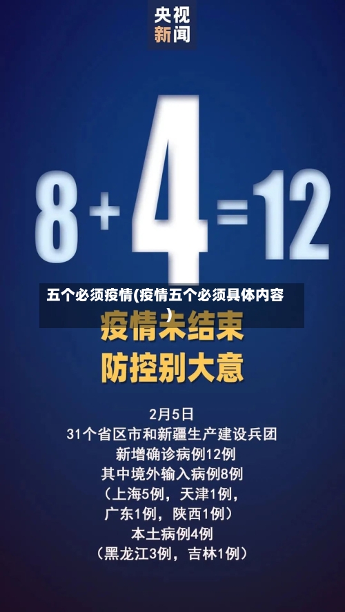 五个必须疫情(疫情五个必须具体内容)-第2张图片