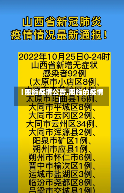 【恩施疫情公告,恩施的疫情】-第1张图片