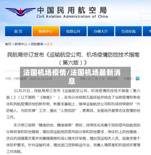 法国机场疫情/法国机场最新消息-第1张图片