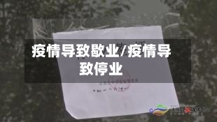 疫情导致歇业/疫情导致停业-第1张图片